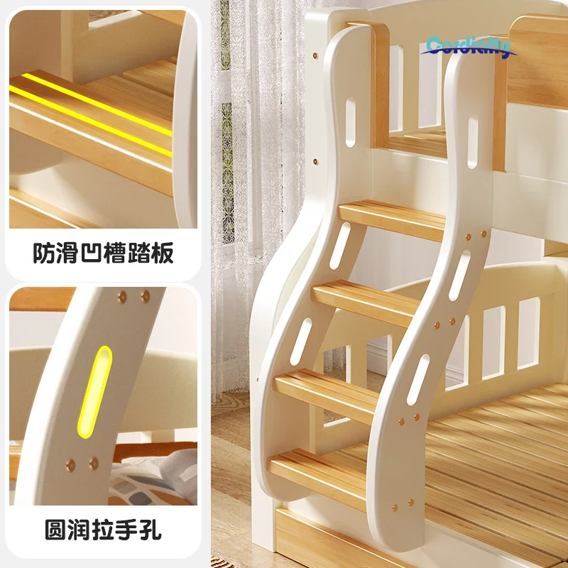 Loft Double Bed With Stairs Fr - đánh giá và giá King Size Bed Frame With Storage Drawers