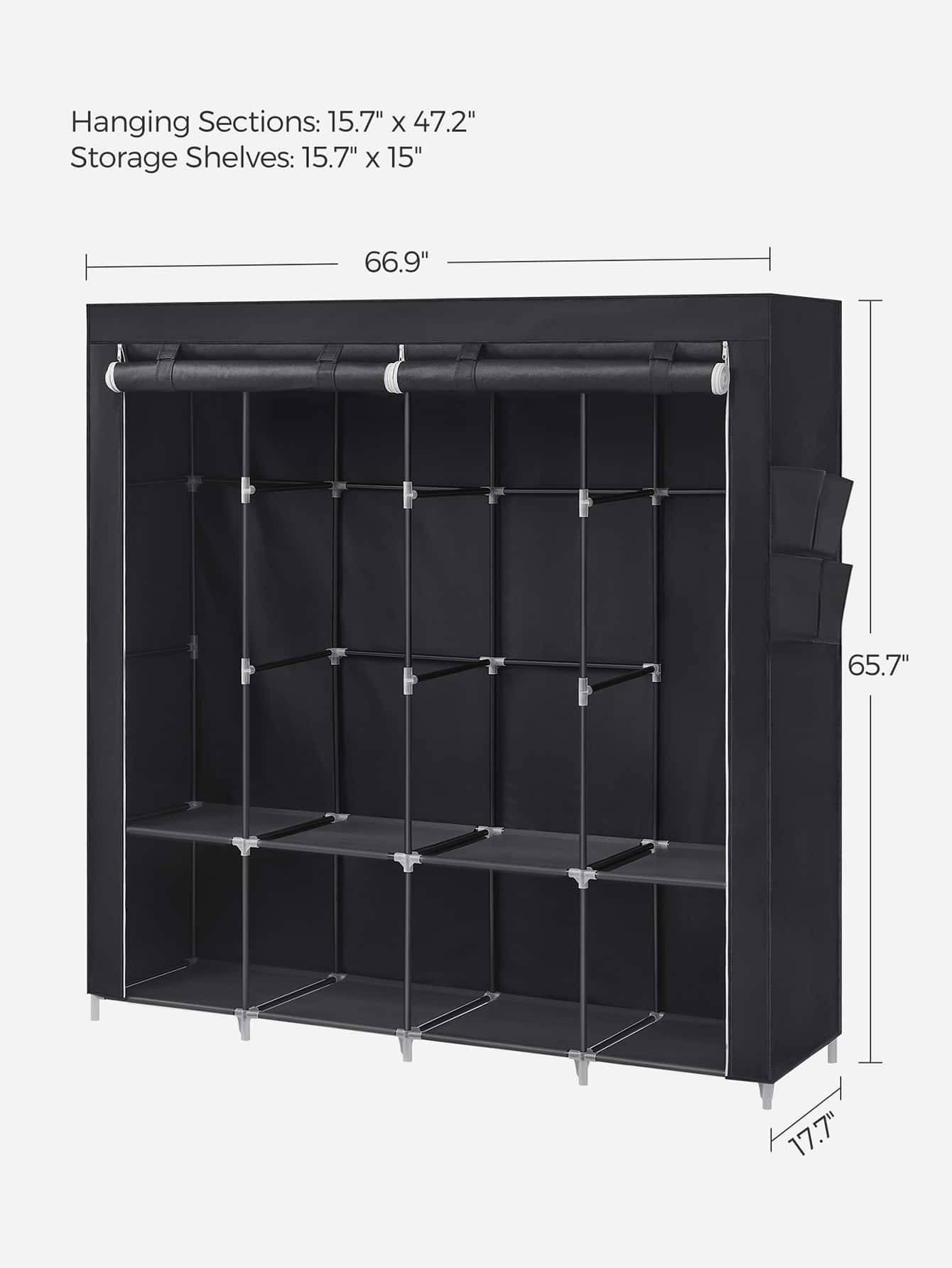 Portable Closet, Wardrobe Clos - đánh giá và giá Wardrobe Closet Portable Fabric Cover