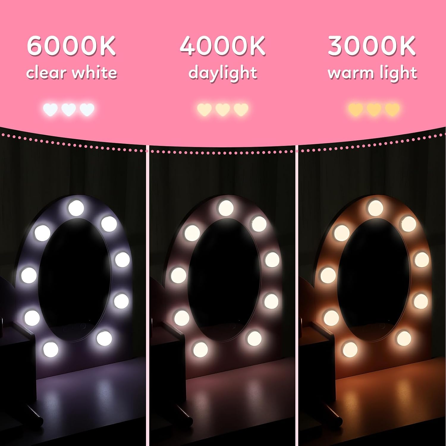 Princess Style Kids Vanity Set - đánh giá và giá Dressing Table Vanity With Lighted Mirror