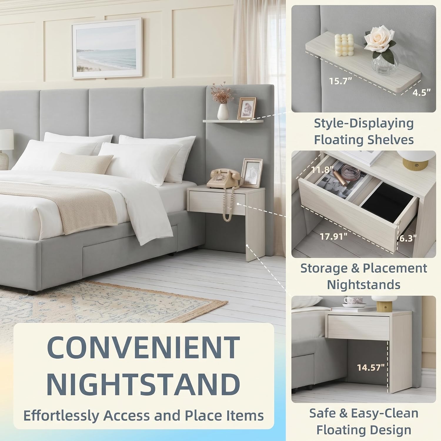 King Size Bed Frame with Stora - đánh giá và giá King Size Bed Frame With Storage Drawers