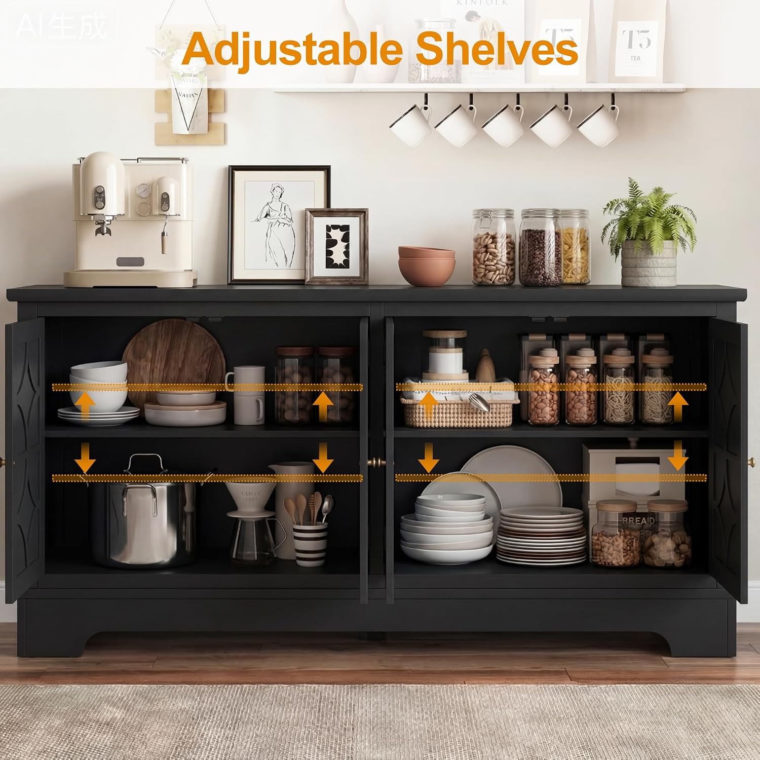 Sideboard Buffet Cabinet with  - đánh giá và giá Tables