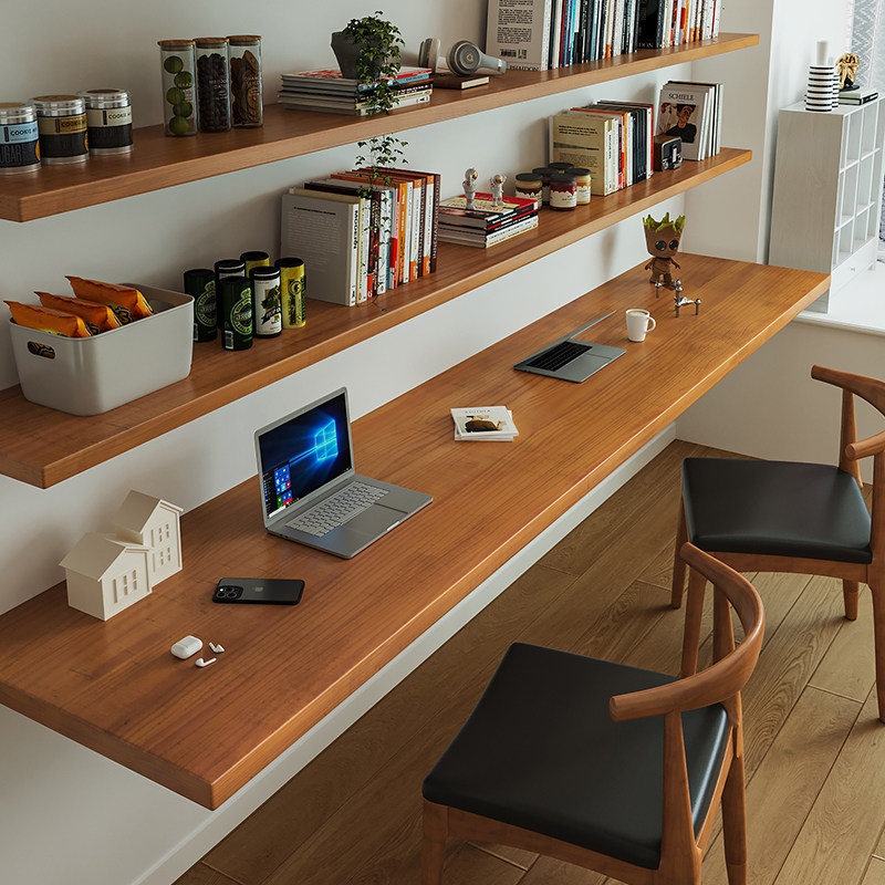 Nordic Solid Wood Desk with Bo - đánh giá và giá Bedroom Furniture