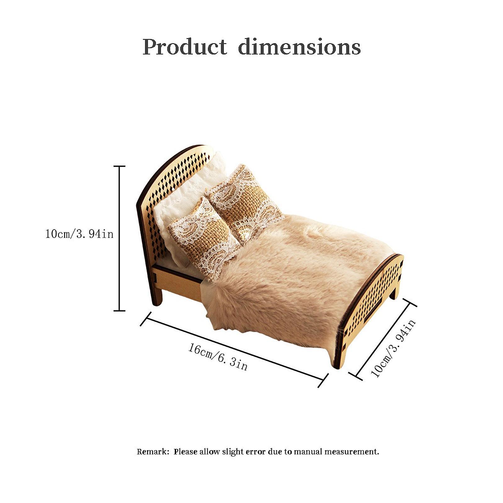 1:12 Scale Dollhouse Double Be - đánh giá và giá Bedroom Furniture