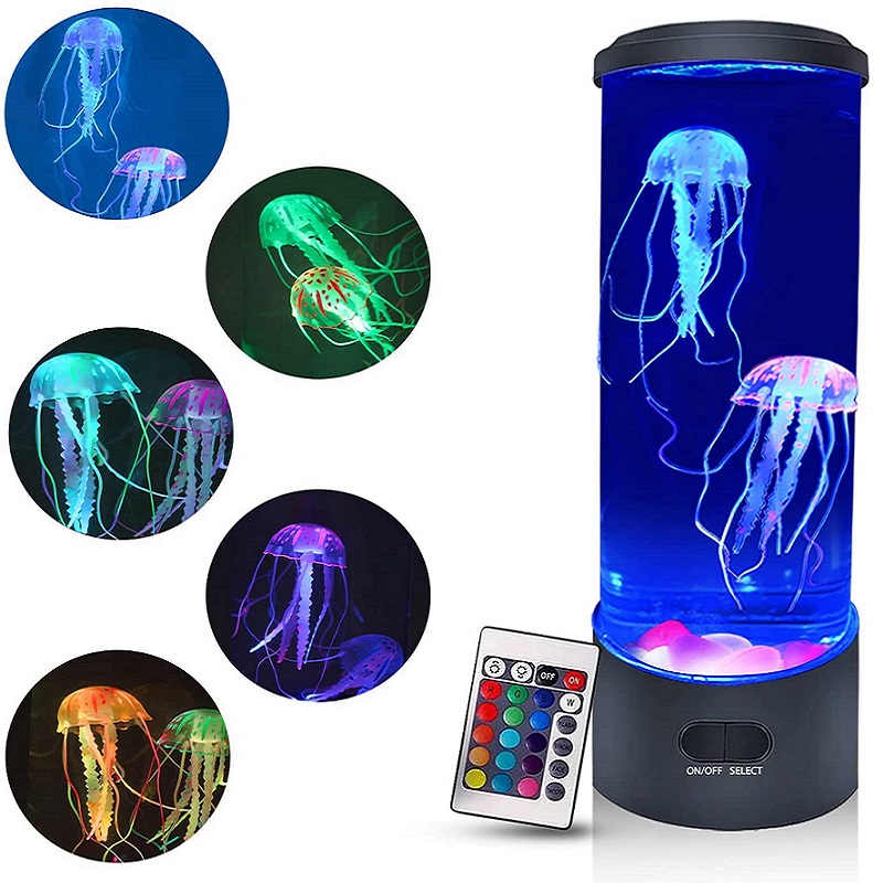 LED Fish Lamp Ambient Night Li - đánh giá và giá Floating Nightstand With Led Light