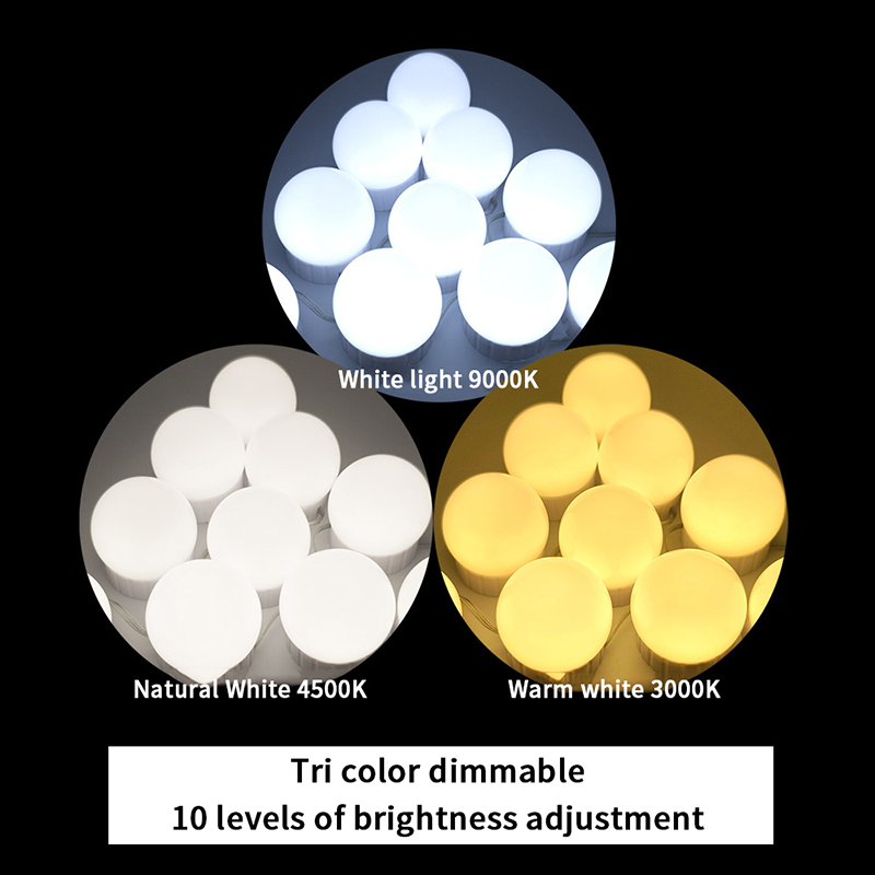 〔YY32〕LED Detachable Bulbs Mak - đánh giá và giá Dressing Table Vanity With Lighted Mirror